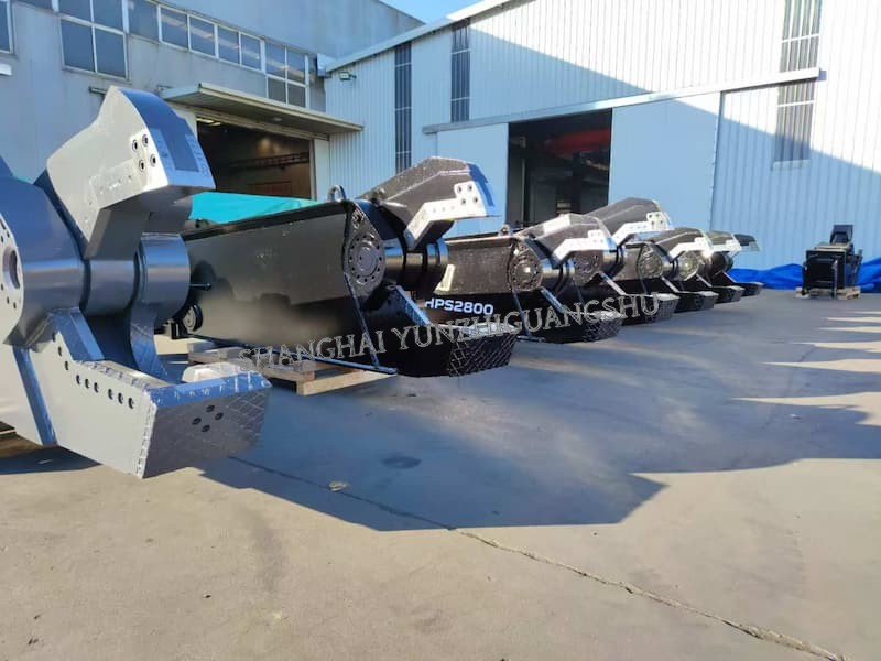 hydraulic shear JS150RT to cut steel hydraulic eagle shear JS150RT for 12-18ton excavator