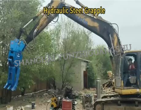 Pinza idraulica in acciaio